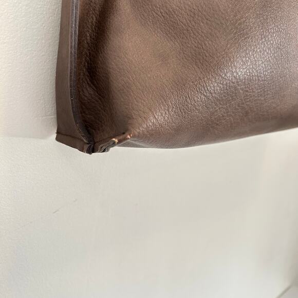 Unlabeled Reversable Two Tone Tote Bag Beige Pink - Picture 3 of 9